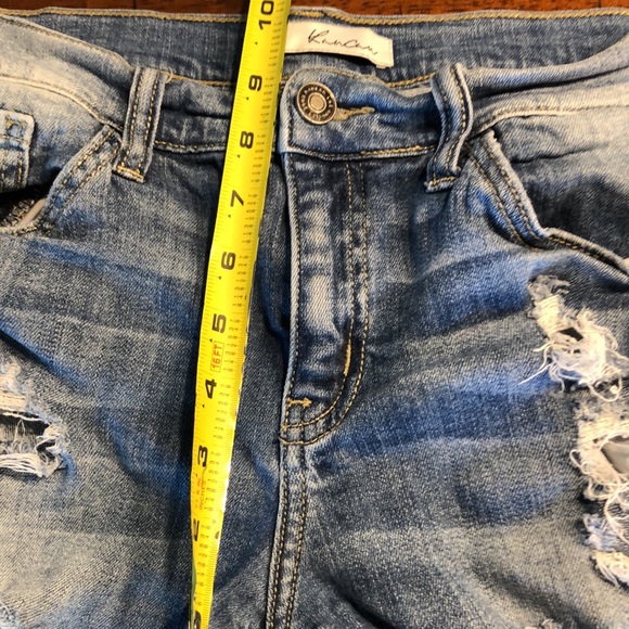 KanCan Distressed Denim Shorts - Picture 9 of 11